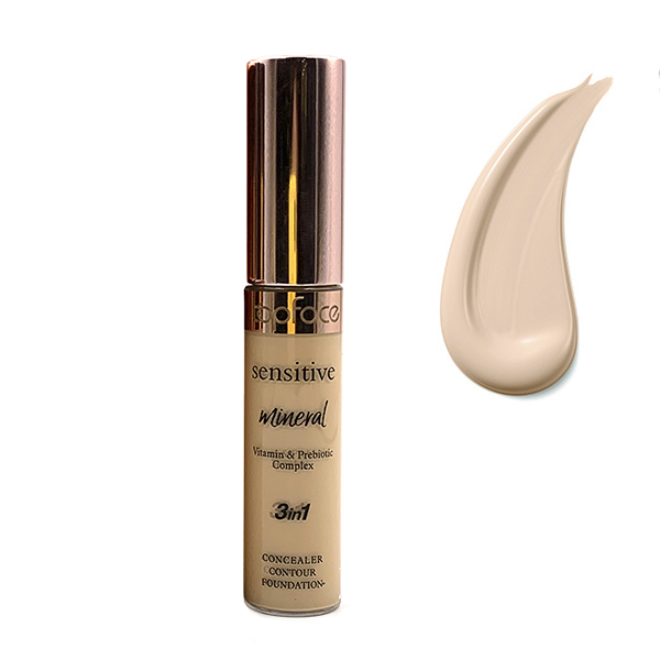 TopFace Консилер Sensitive - Mineral 3 in 1 Concealer 001